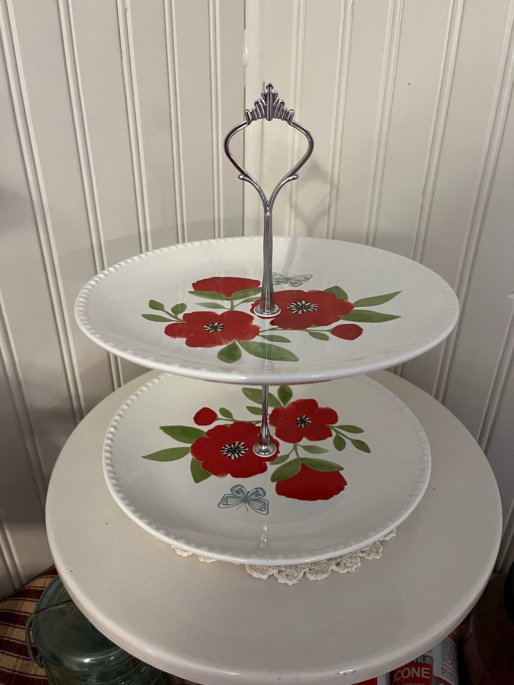 Handcrafted 2 Tier Tray